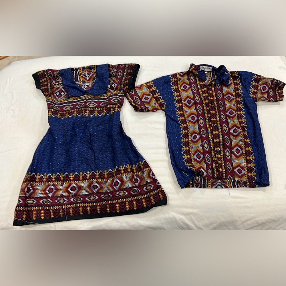 Authentic Indonesian shirt and dress.